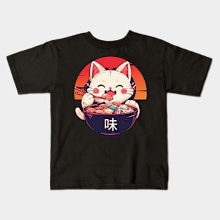 Sushi Cat - Feline Foodie Kids T-Shirt